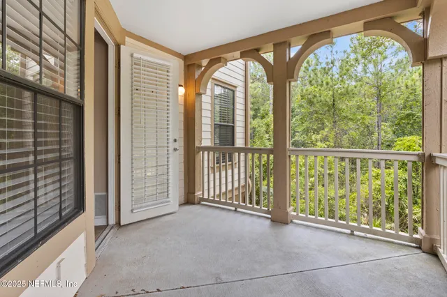 a view of front door