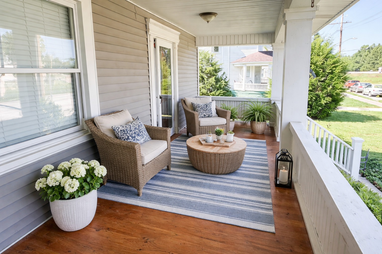 102 Southeast Front Street Dongola, IL 62926 - Photo 8 of 83 a view of a patio with furniture and garden