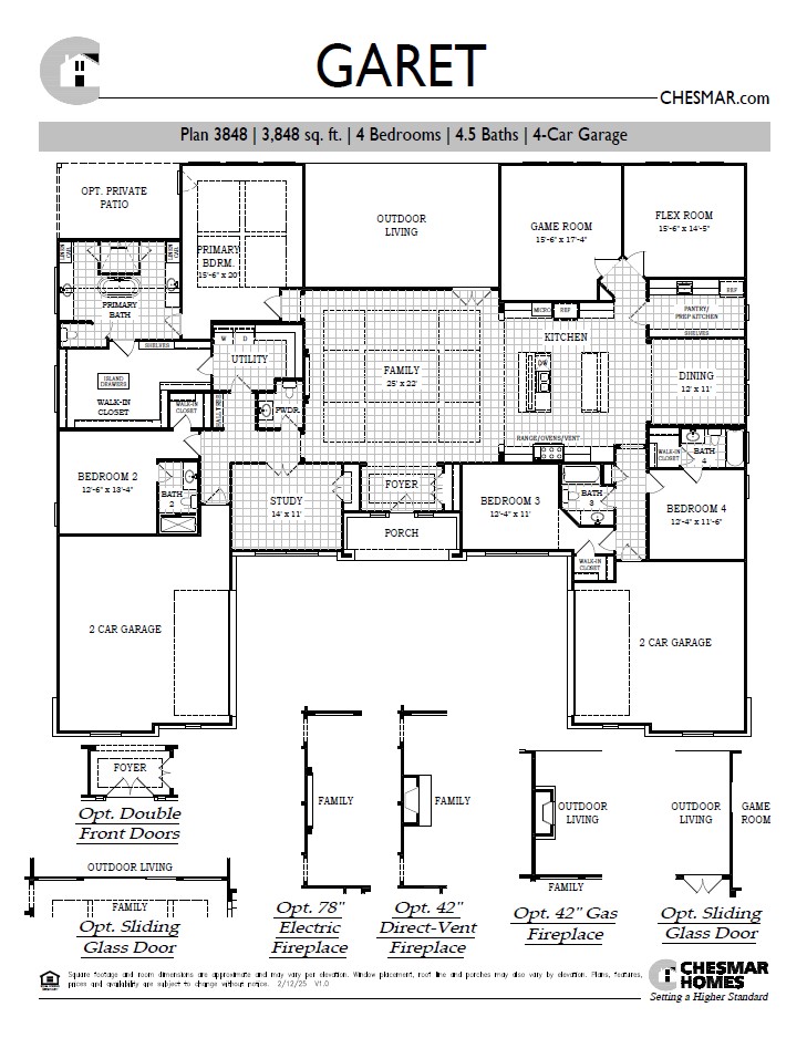 204 Kamas Way Georgetown, TX 78633 - Photo 2 of 33 Floor plan