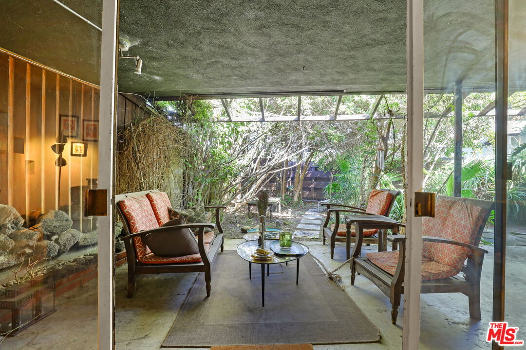 3765 Arbolada Road Los Angeles, CA 90027 - Photo 24 of 34 a outdoor living space with furniture and outdoor view