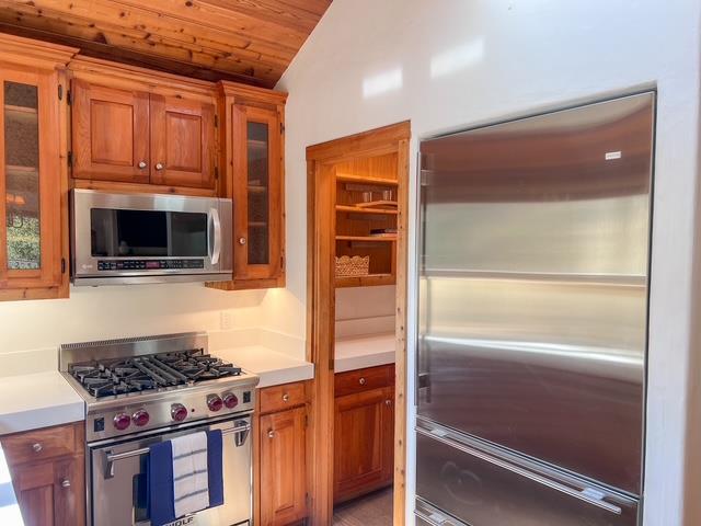 442 Corral De Tierra Road Salinas, CA 93908 - Photo 14 of 46 a kitchen with a stove and a microwave