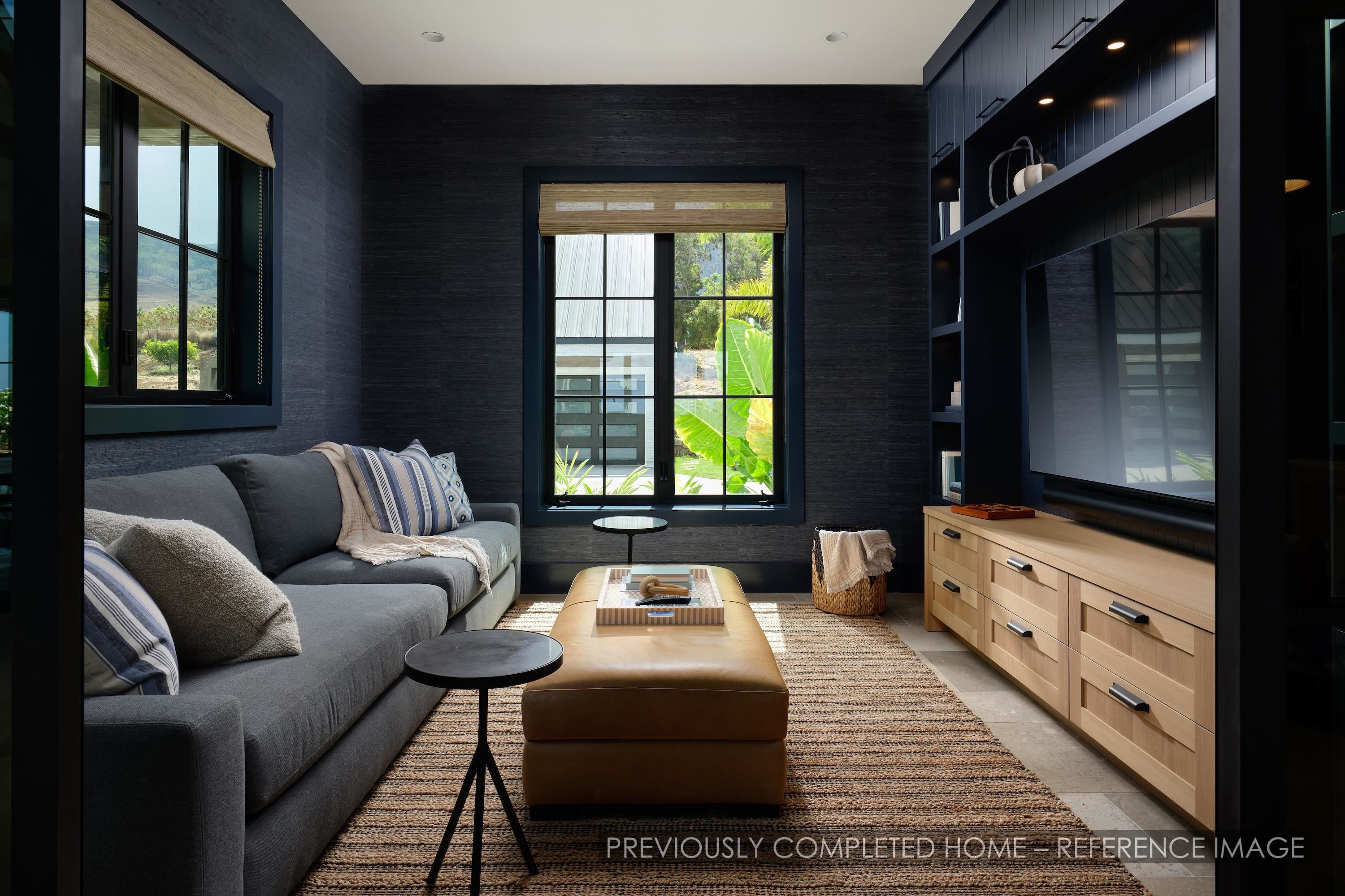 91 Kumu Niu Place, Unit A Lahaina, HI 96761 - Photo 6 of 48 a living room with furniture fireplace and flat screen tv