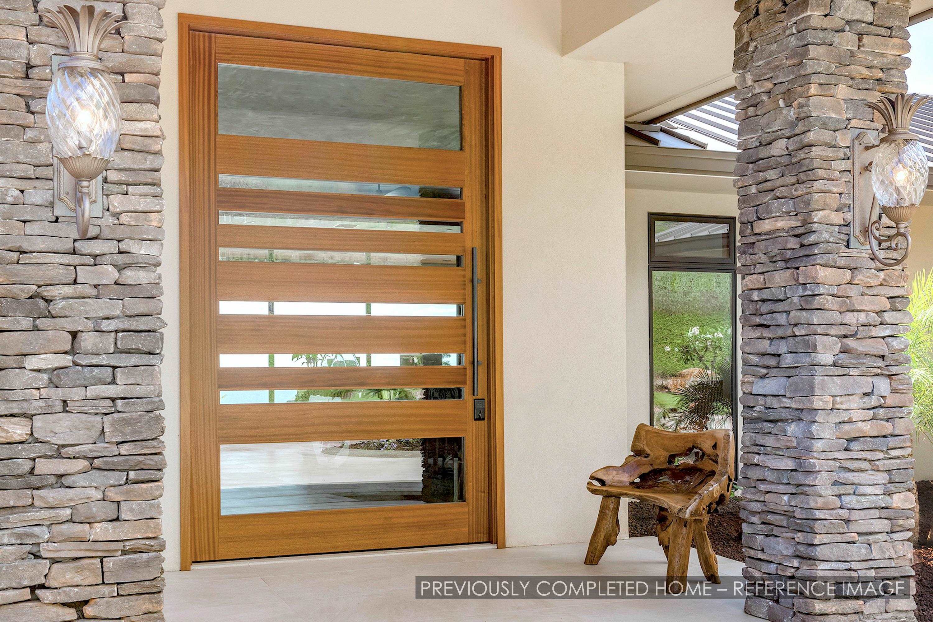 91 Kumu Niu Place, Unit A Lahaina, HI 96761 - Photo 9 of 48 a picture of a bench in front of a door