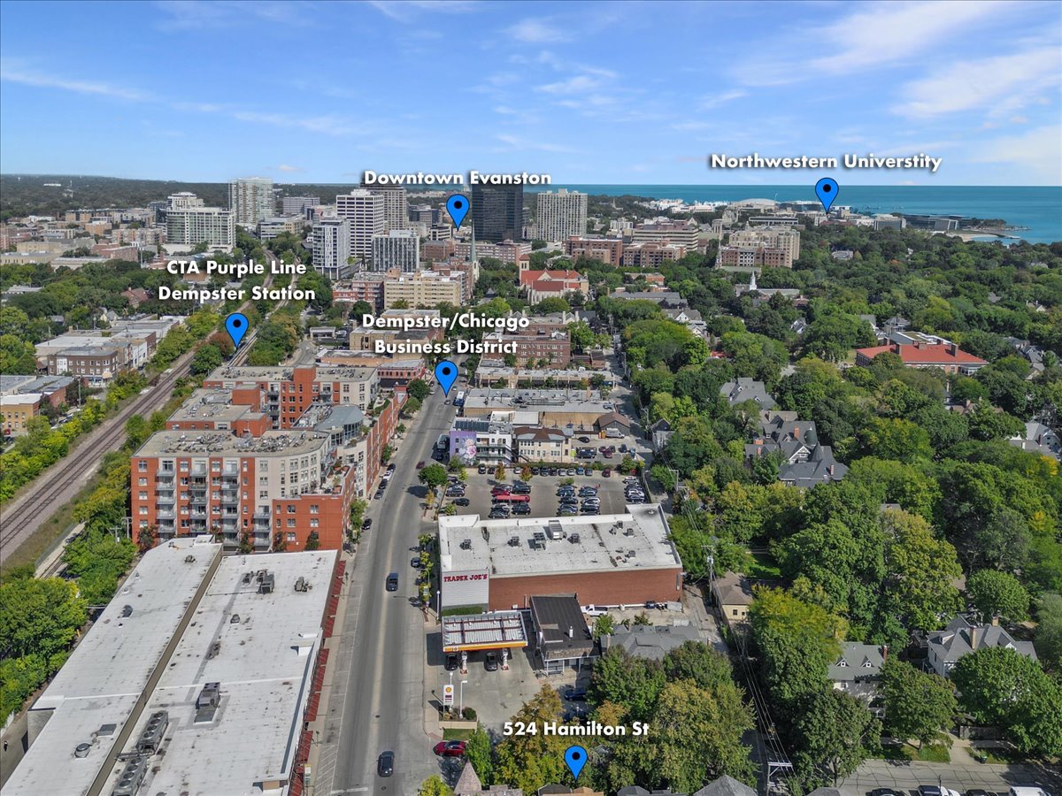 524 Hamilton Street Evanston, IL 60202 - Photo 24 of 32 a view of a city