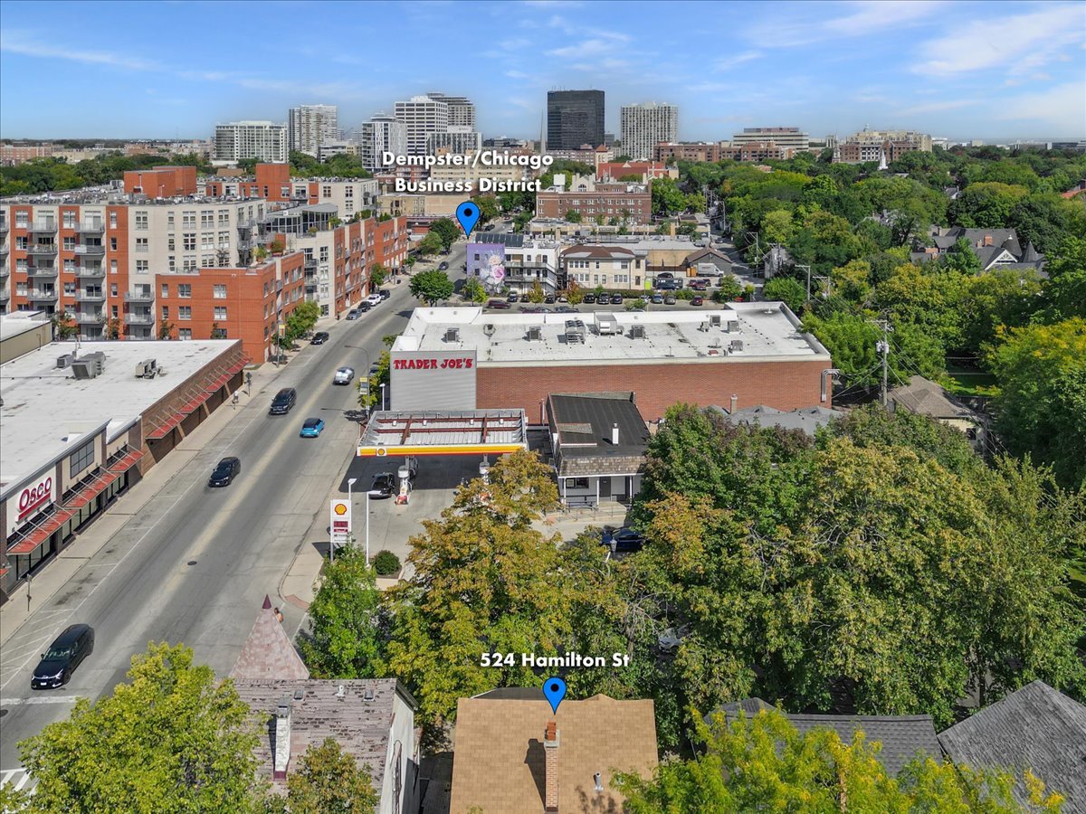 524 Hamilton Street Evanston, IL 60202 - Photo 26 of 32 a view of a city