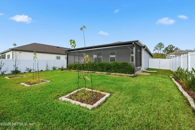 a view of a house with garden