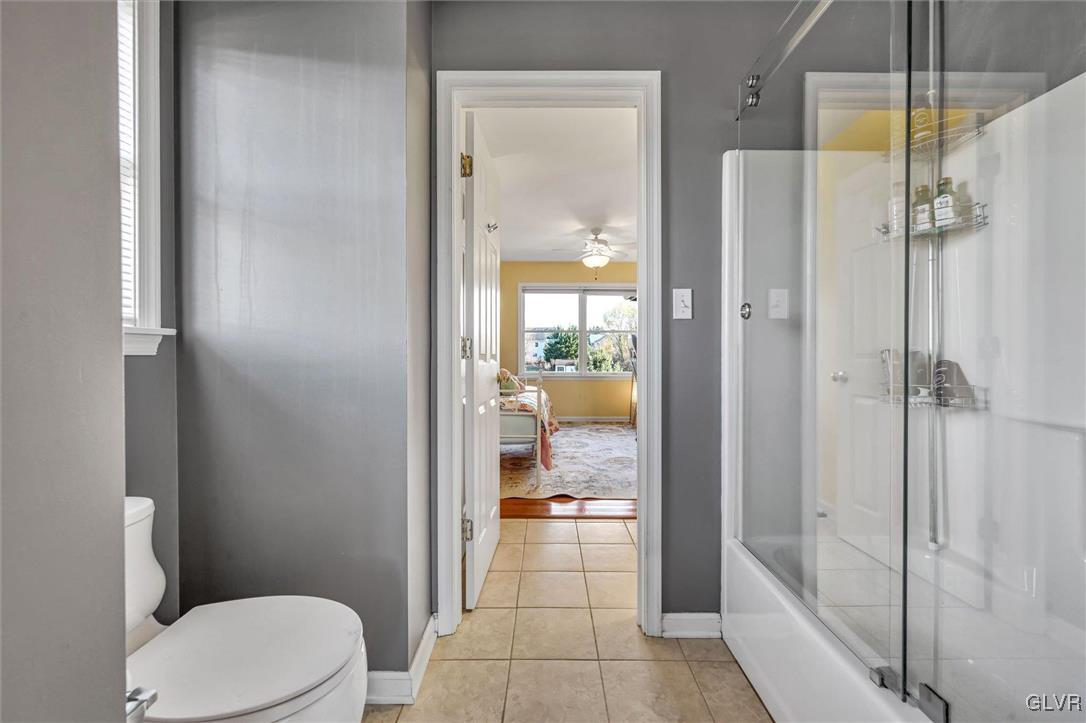 330 Manor Drive Nazareth, PA 18064 - Photo 33 of 51 a bathroom with a glass shower door