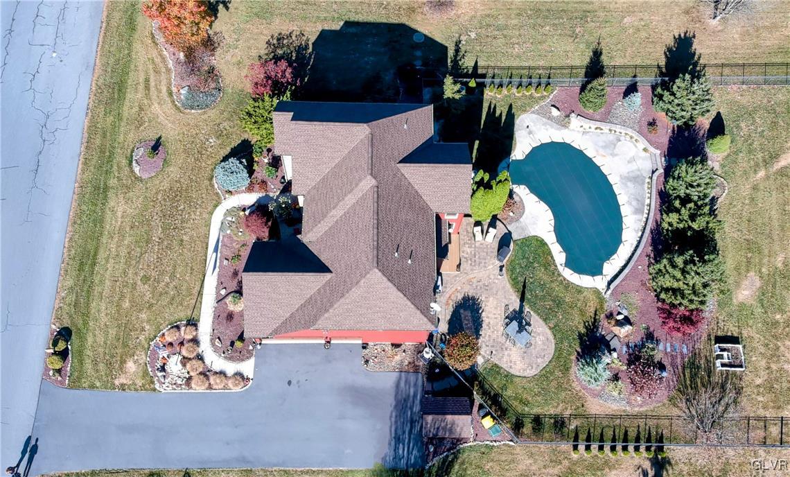330 Manor Drive Nazareth, PA 18064 - Photo 50 of 51 an aerial view of a house with a swimming pool