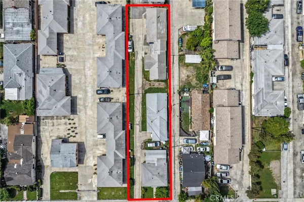 a city view of tall buildings