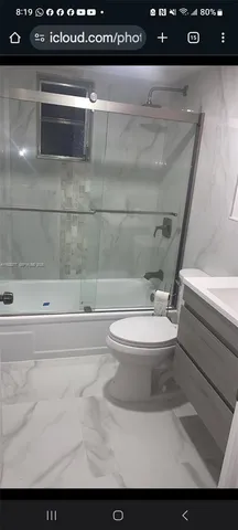 a bathroom with a toilet