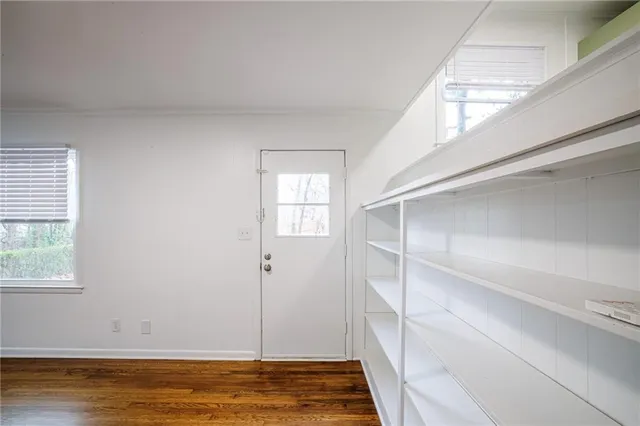 a view of entryway with stairs