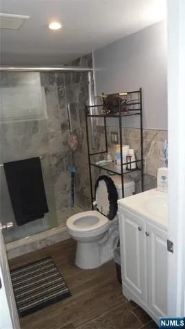 a room with a window and a projector