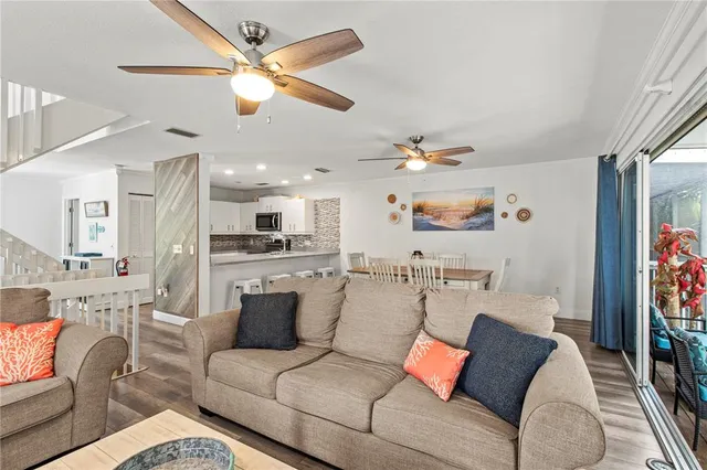 a dining room with furniture window wooden floor