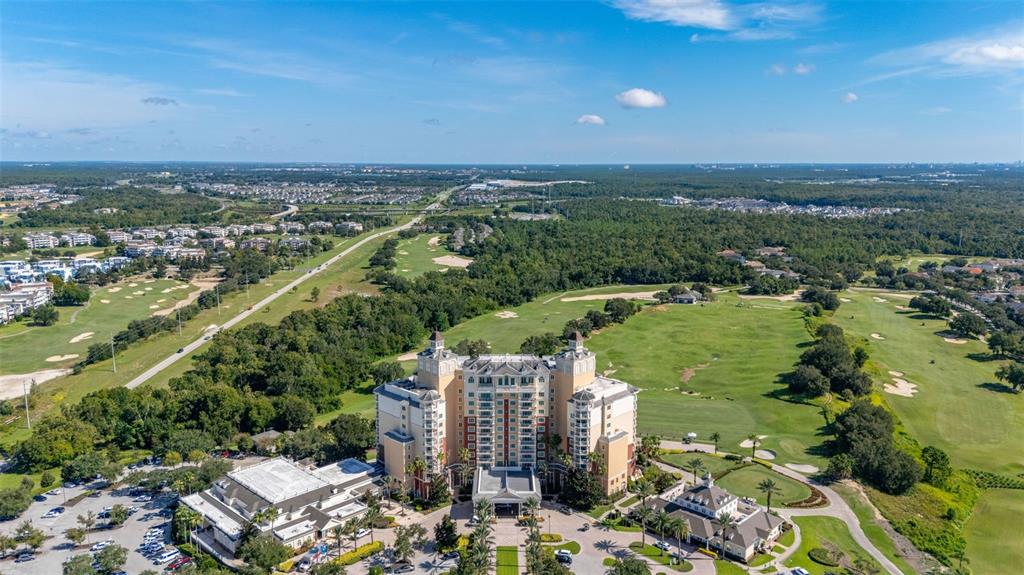 811 Assembly Court Reunion, FL 34747 - Photo 45 of 84 an aerial view of a city with lots of residential buildings