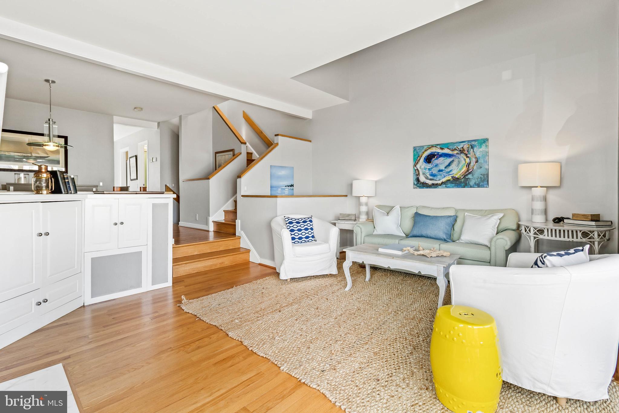 1 Compromise Street Annapolis, MD 21401 - Photo 39 of 39 Living room with light & bright open floor plan