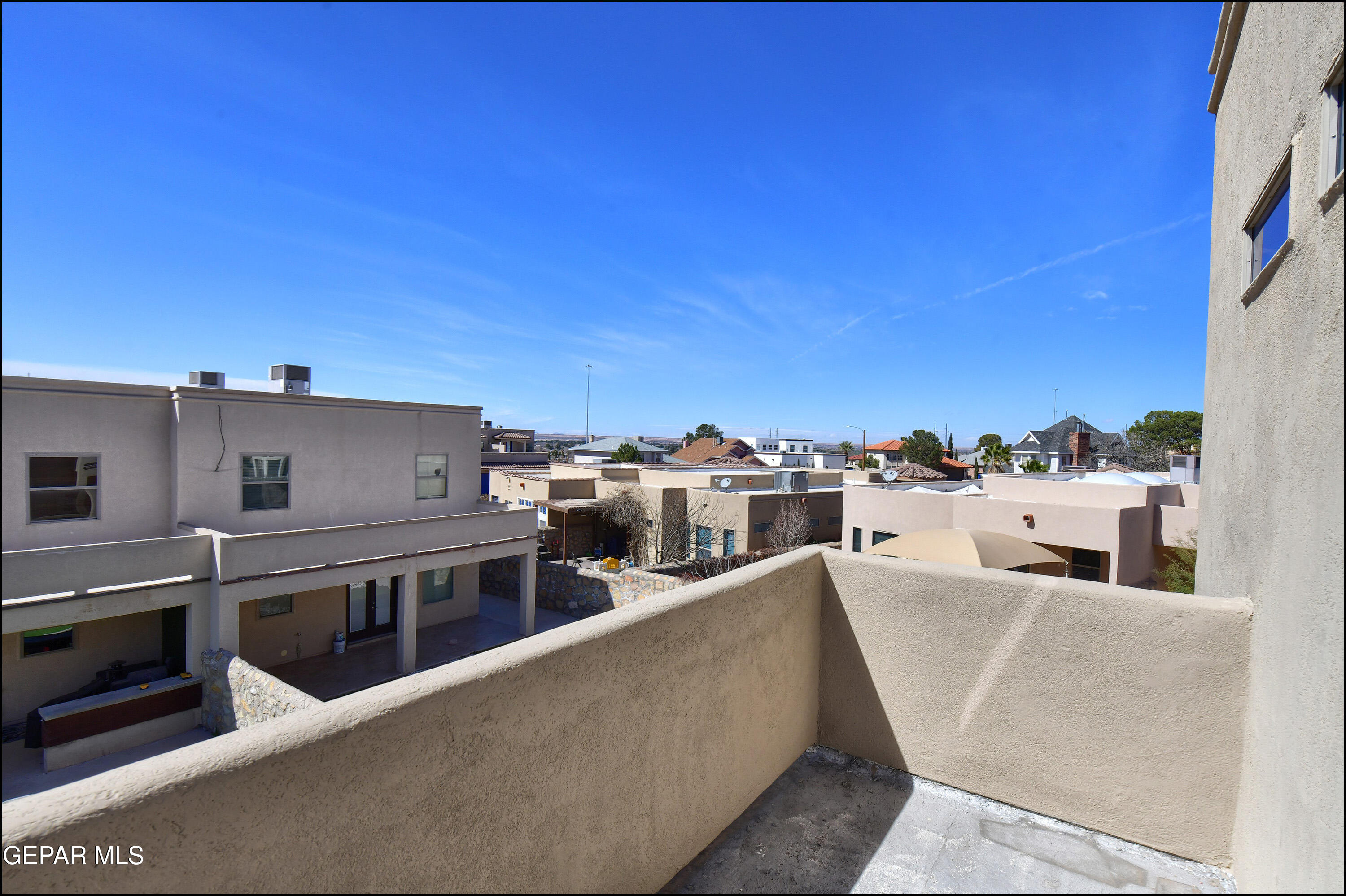 401 Ana Way, Unit B El Paso, TX 79912 - Photo 28 of 54 a view of a terrace with a couch