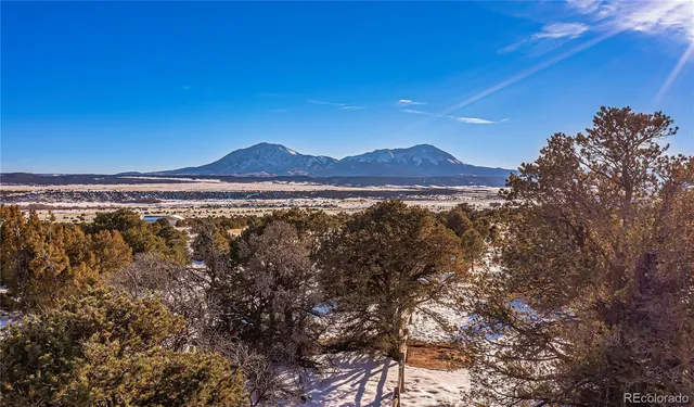 an aerial view of residential building and street
