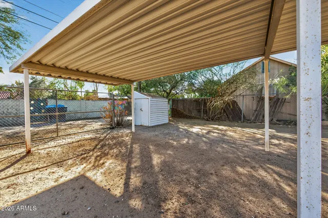 a house with trees in front of it