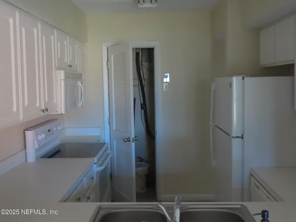 a view of water heater room