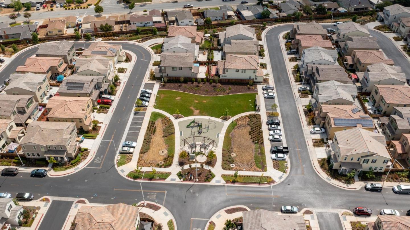 767 Sullivan Way Gilroy, CA 95020 - Photo 35 of 37 an aerial view of a swimming pool with outdoor seating