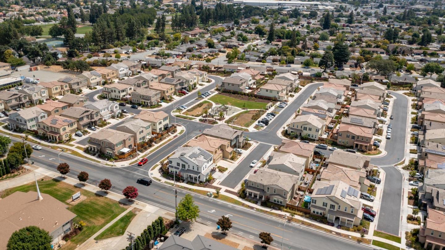 767 Sullivan Way Gilroy, CA 95020 - Photo 36 of 37 an aerial view of a city with lots of residential buildings
