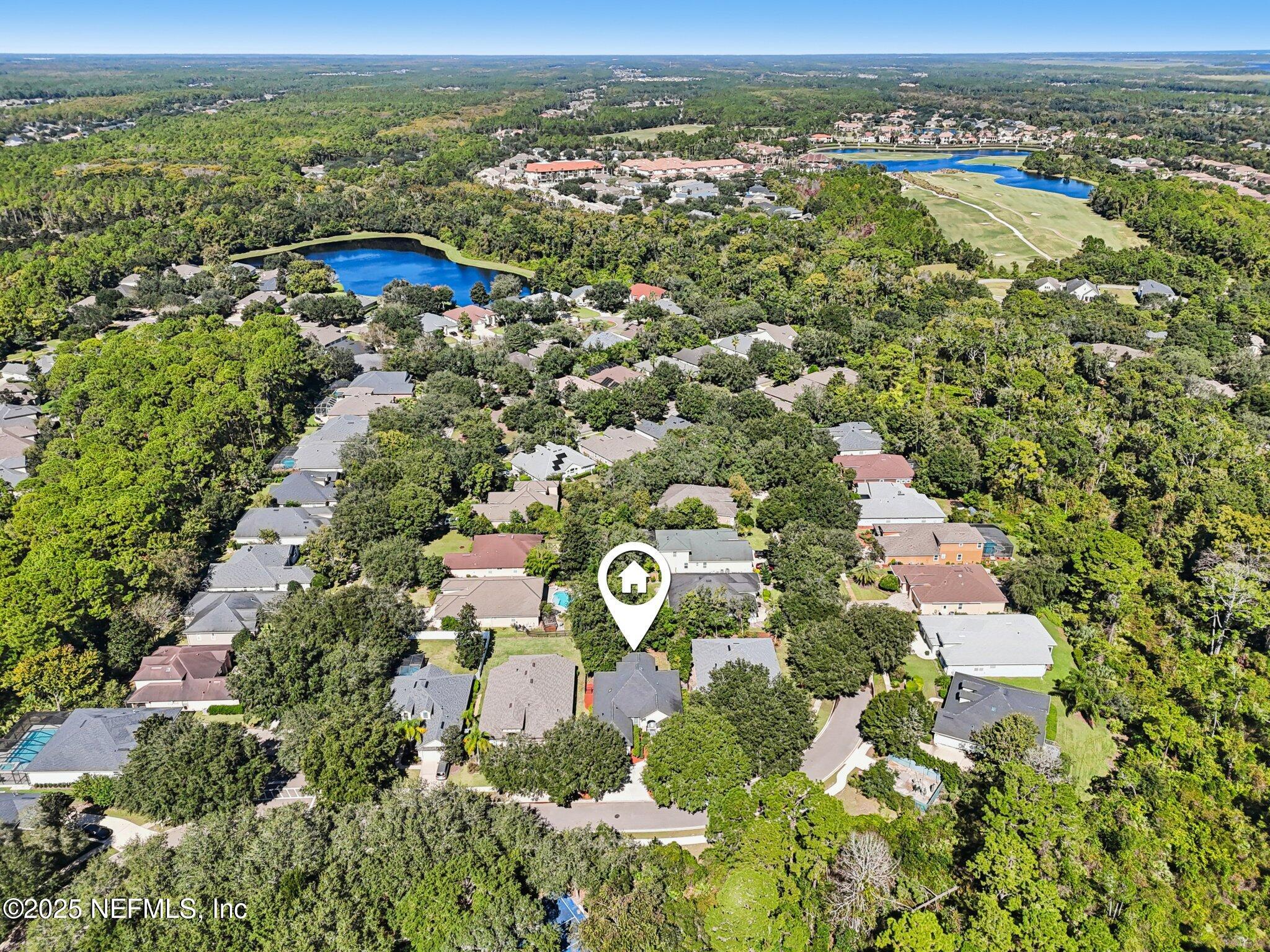 333 Stokes Creek Drive St. Augustine, FL 32095 - Photo 7 of 68 an aerial view of residential houses with outdoor space and street view