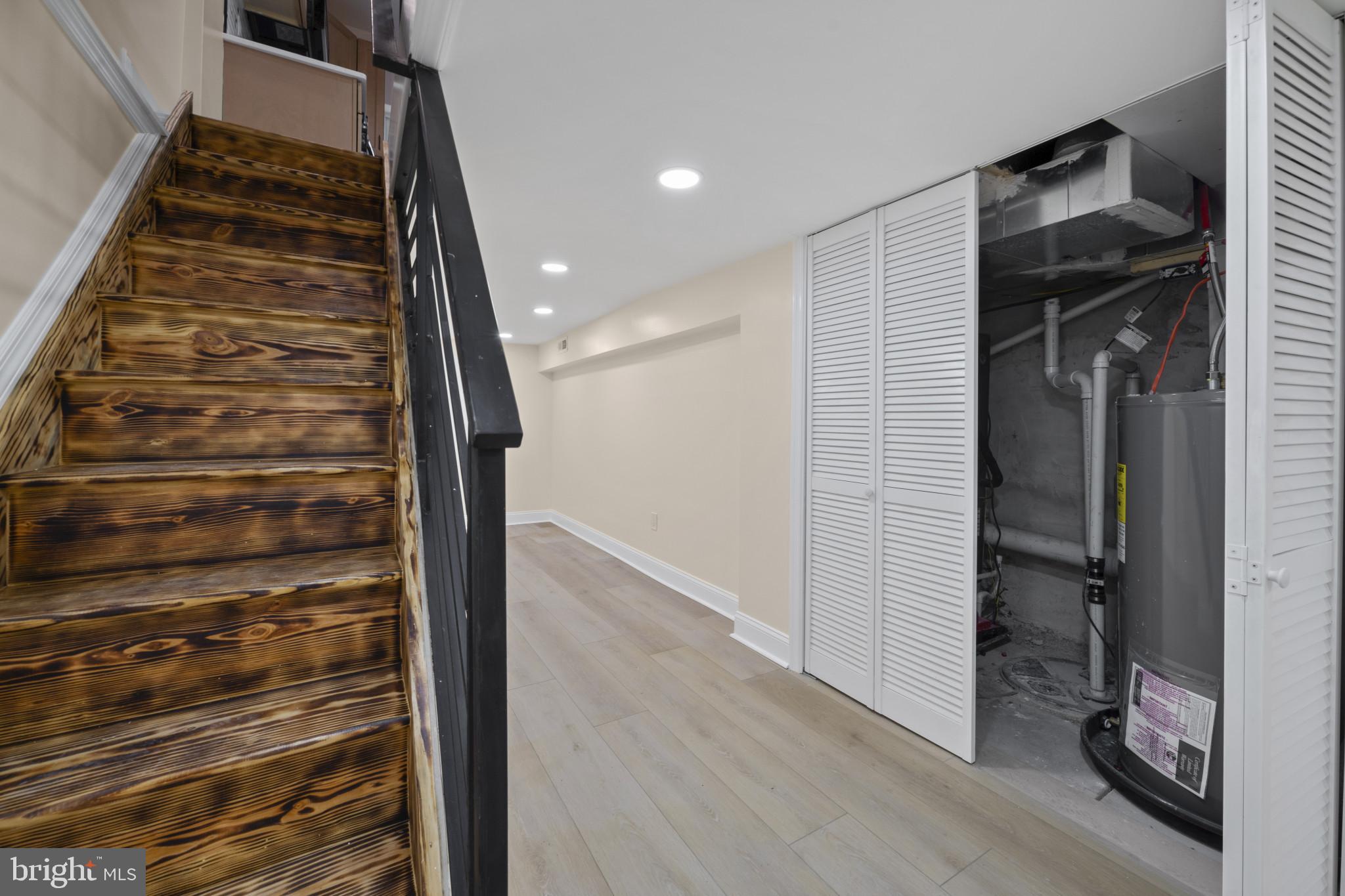 1813 Dudley Street Philadelphia, PA 19145 - Photo 15 of 20 Basement stairs and efficient mechanicals