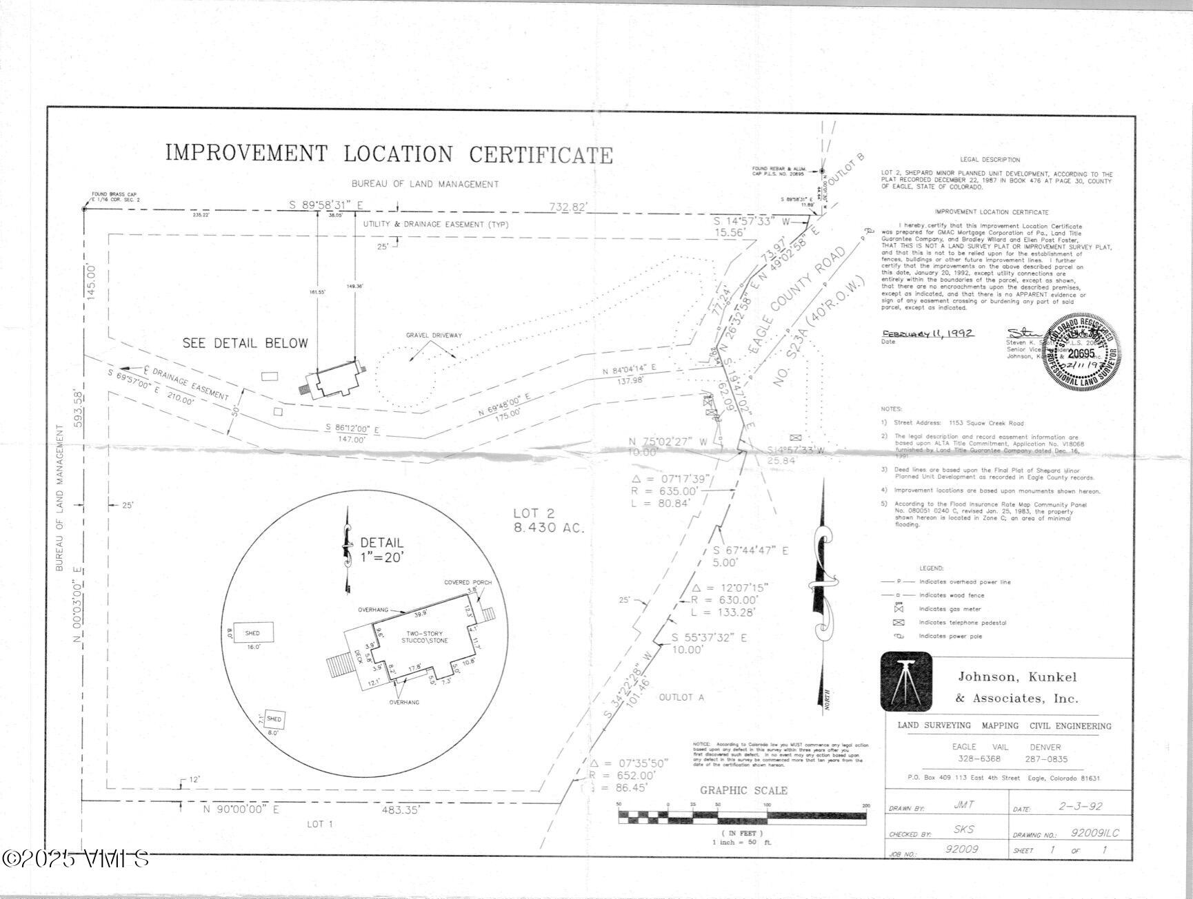 1153 Squaw Creek Road Edwards, CO 81632 - Photo 13 of 38 92.02.11 Improvement Location Certificat
