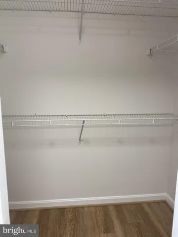 a close up view of racks on the wall