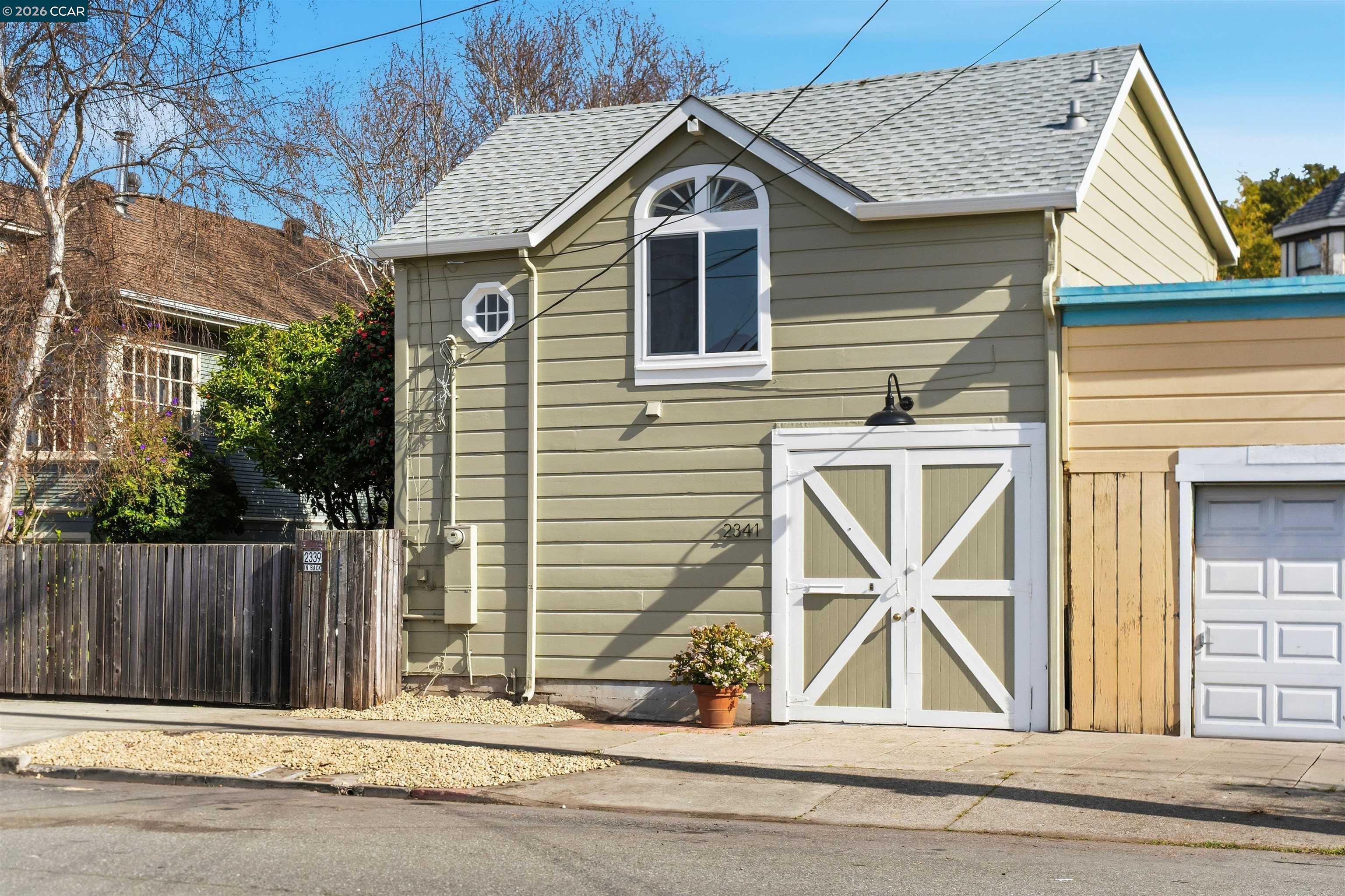 a view of front of house with a street