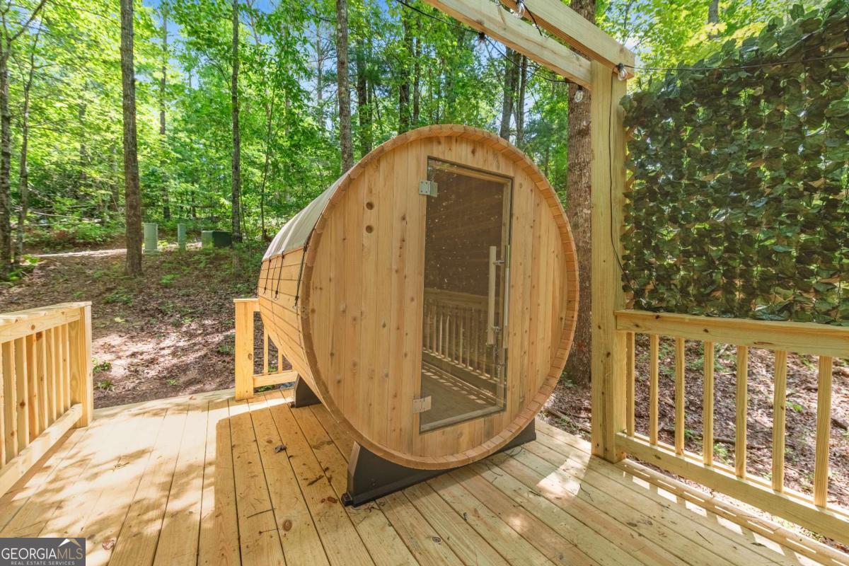 120 Community Hill Drive Blue Ridge, GA 30513 - Photo 52 of 57 a view of balcony with wooden floor and fence