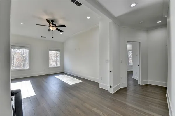 a view of an empty room