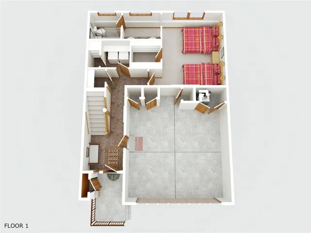 a picture of a bathroom with a shower