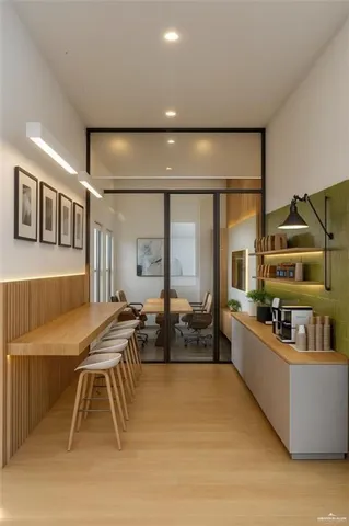 a living room with a couch and a flat screen tv