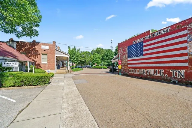 a view of street with an entrance to house