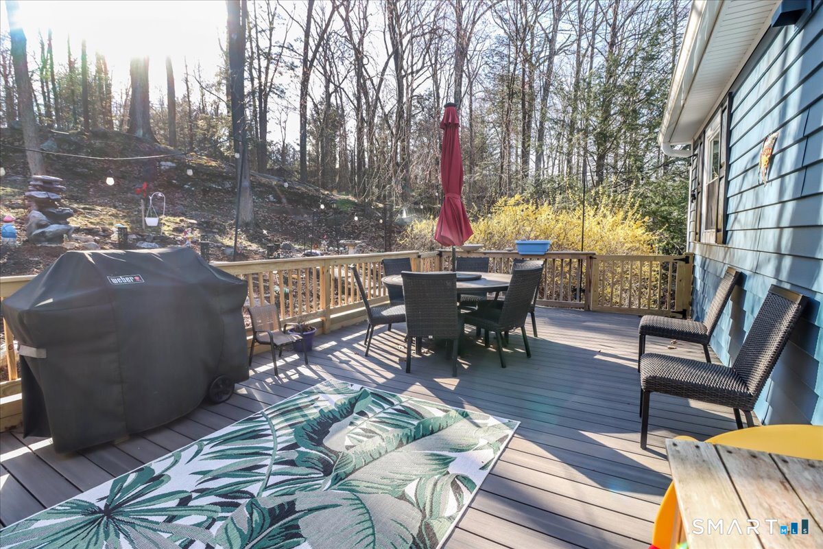 156 Stadley Rough Road Danbury, CT 06811 - Photo 24 of 32 Back deck is a wonderful place to relax or host guests