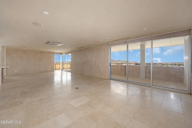 a view of an empty room