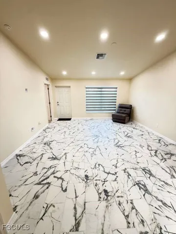 a view of empty room