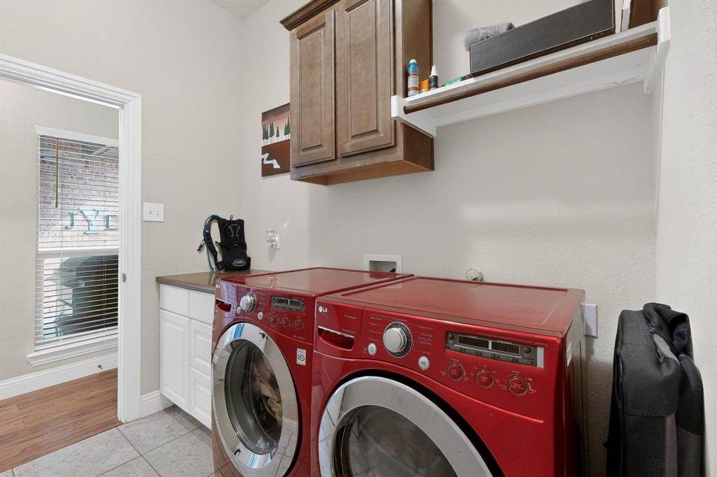 3608 Bright Star Way Plano, TX 75074 - Photo 32 of 40 a utility room with dryer and washer