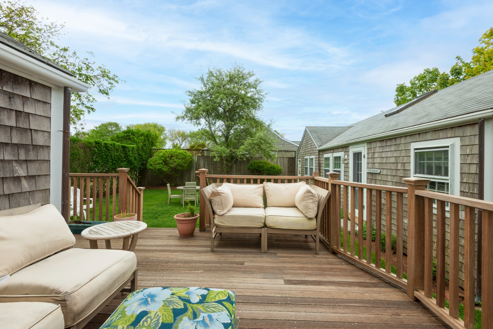 12 King Street Nantucket, MA 02554 - Photo 29 of 32 a view of a patio on the roof deck