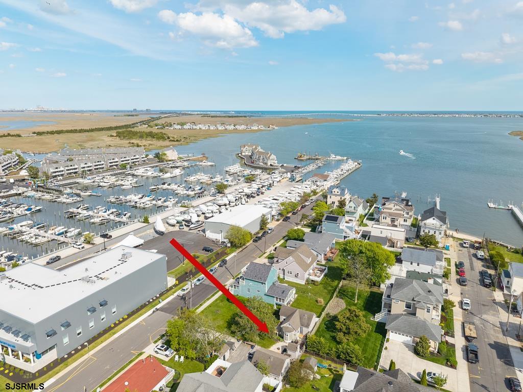 100 Decatur Avenue Somers Point, NJ 08244 - Photo 44 of 52 an aerial view of ocean and residential houses with outdoor space