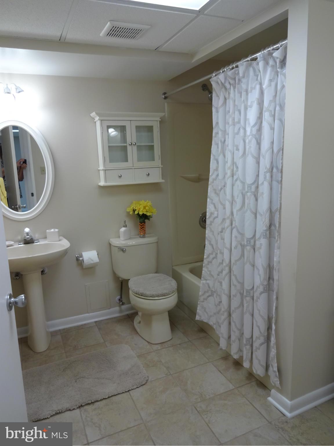 1613 Cape May Road Baltimore, MD 21221 - Photo 23 of 28 Lower Level Full Bath w/ Ceramic Tile