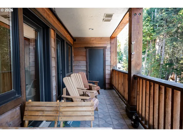 a view of outdoor space with seating area