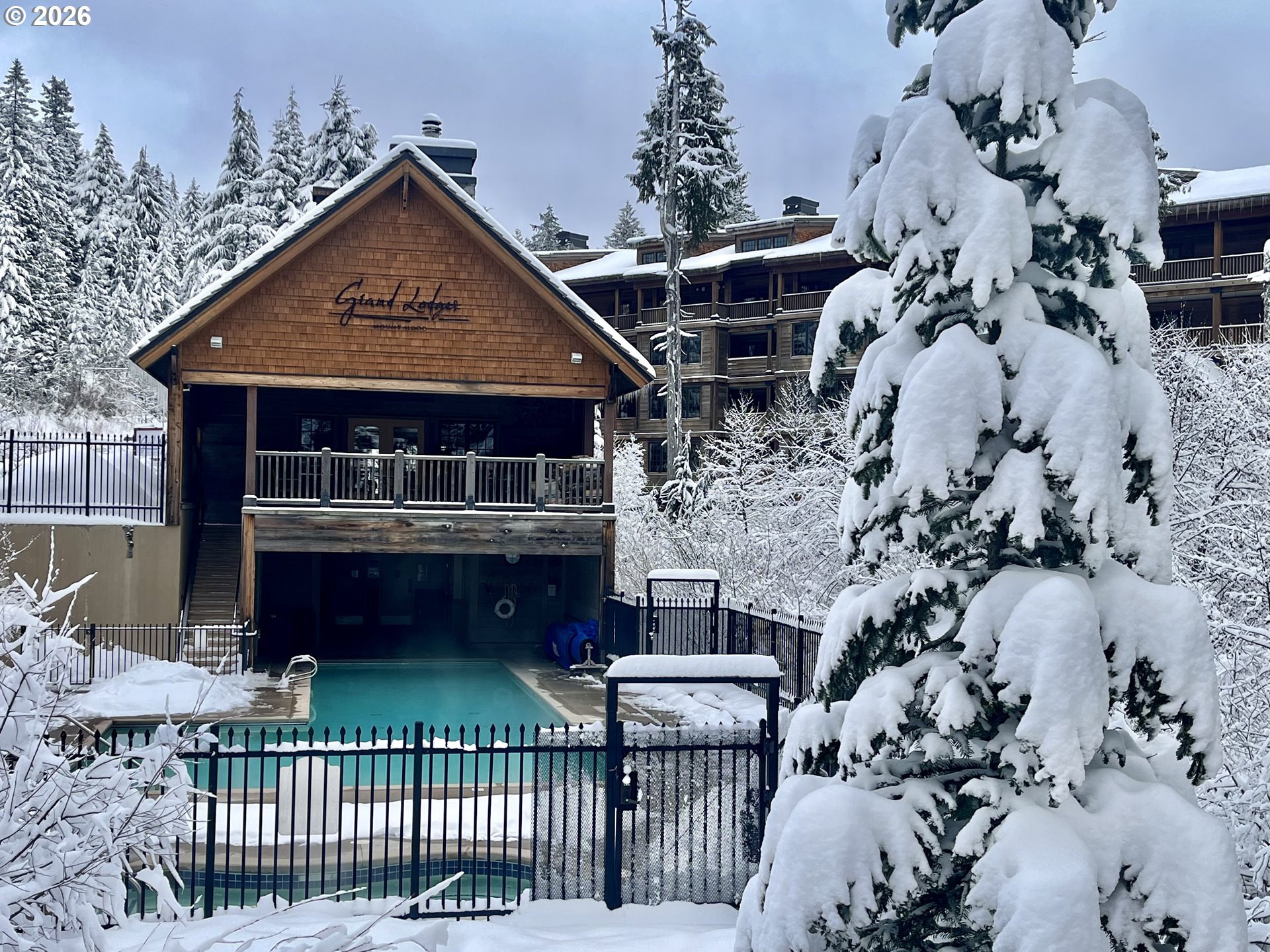 31250 East Collins Lake Road, Unit 6 Government Camp, OR 97028 - Photo 31 of 35 an aerial view of a house