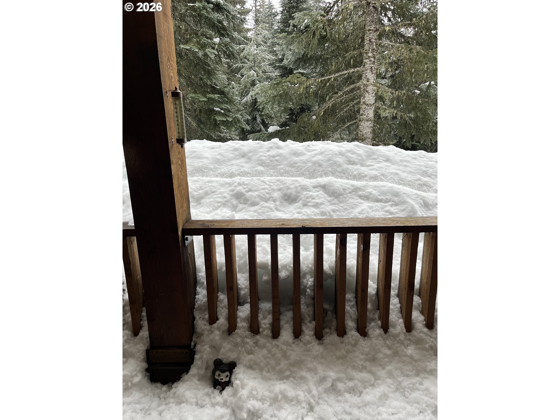 31250 East Collins Lake Road, Unit 6 Government Camp, OR 97028 - Photo 7 of 35 a view of wooden fence