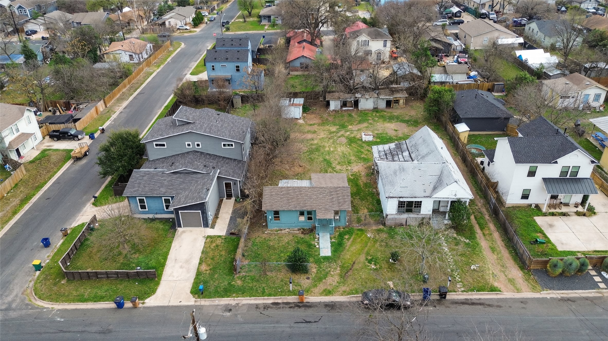 6917 Carver Avenue Austin, TX 78752 - Photo 6 of 16 an aerial view of residential houses with outdoor space and street view