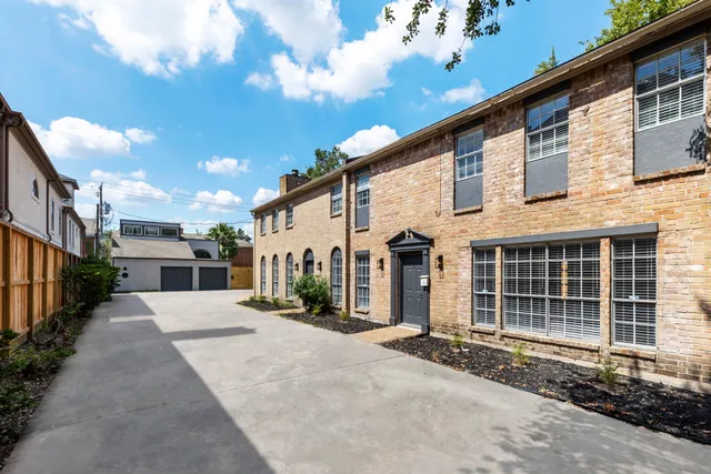 a view of a house with a patio