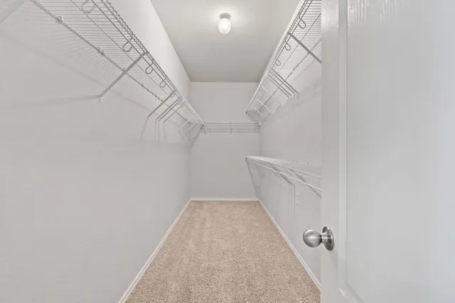 a view of a room with stairs