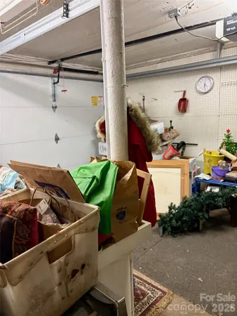 a room with storage and utility