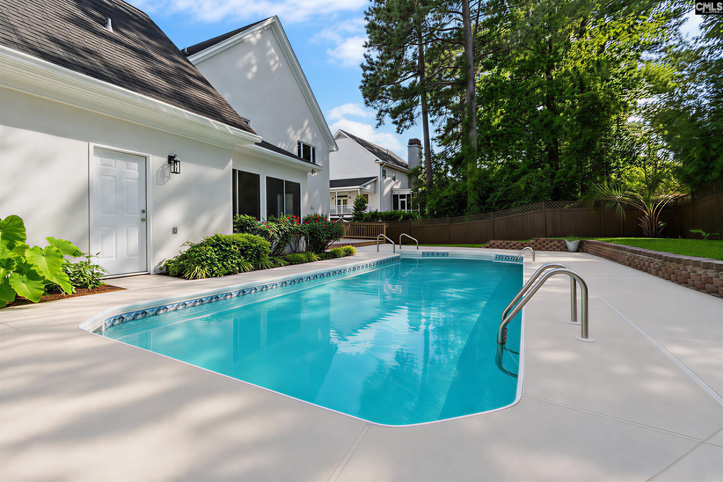 121 Silver Lake Road East Columbia, SC 29223 - Photo 55 of 57 a swimming pool with outdoor seating and yard